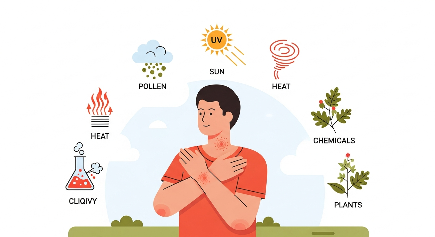 Environmental Triggers — medical illustration